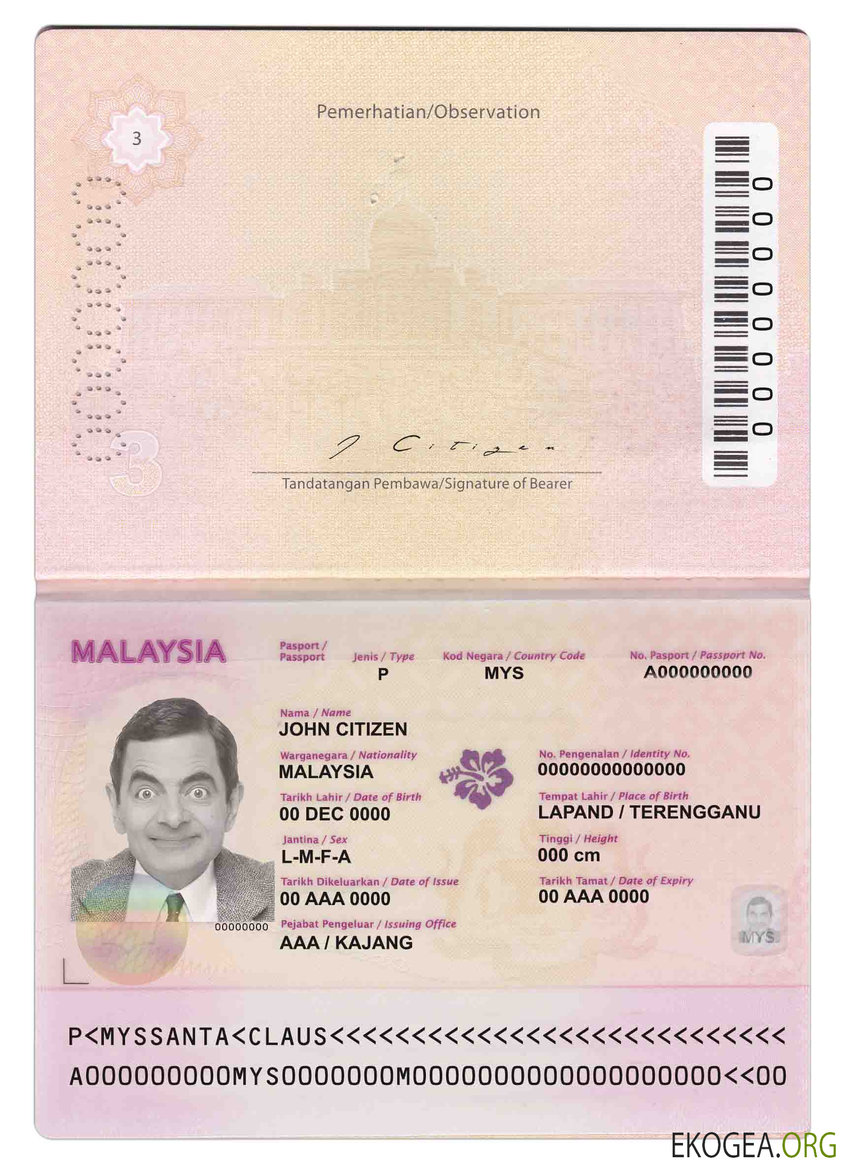 Passeport malaisien (2010 2017)